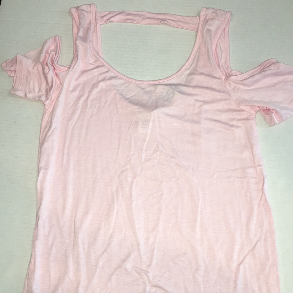 ADC Pale Pink Cold Shoulder Top | Size S